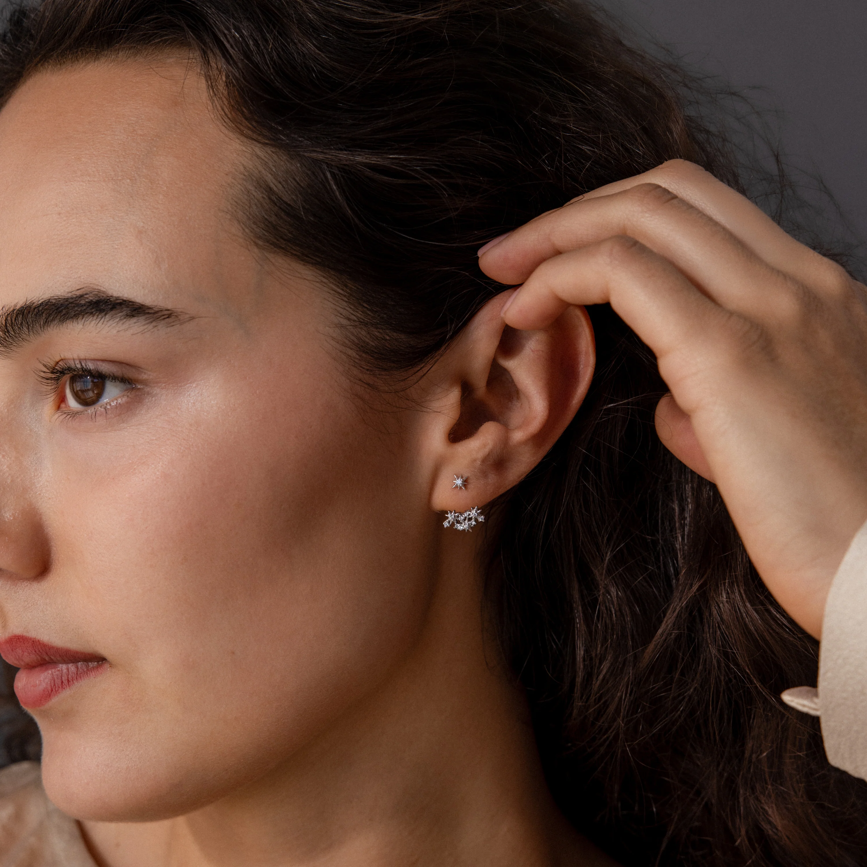 Starburst Cluster Ear Jackets - Image 5