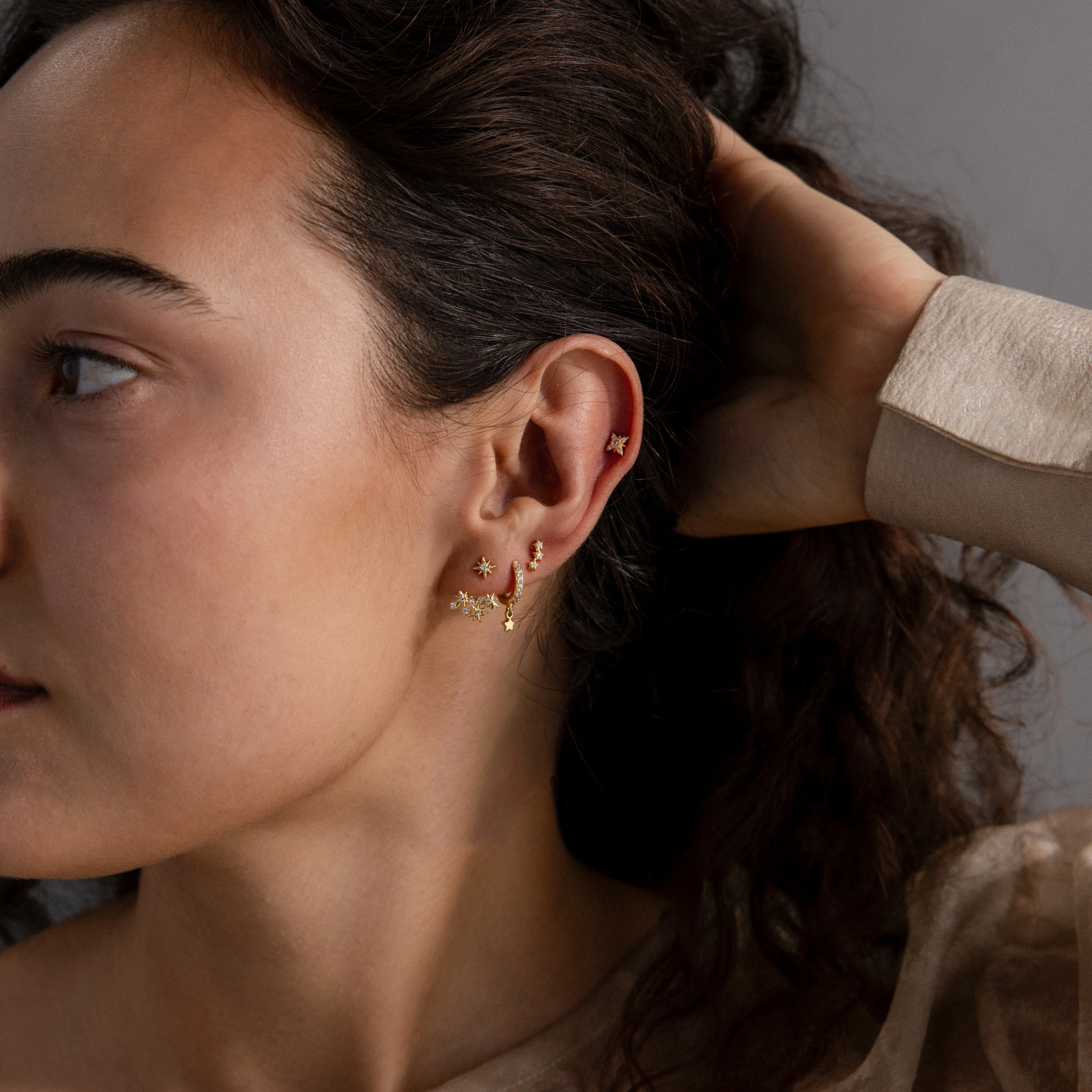 Starburst Cluster Ear Jackets - Image 9