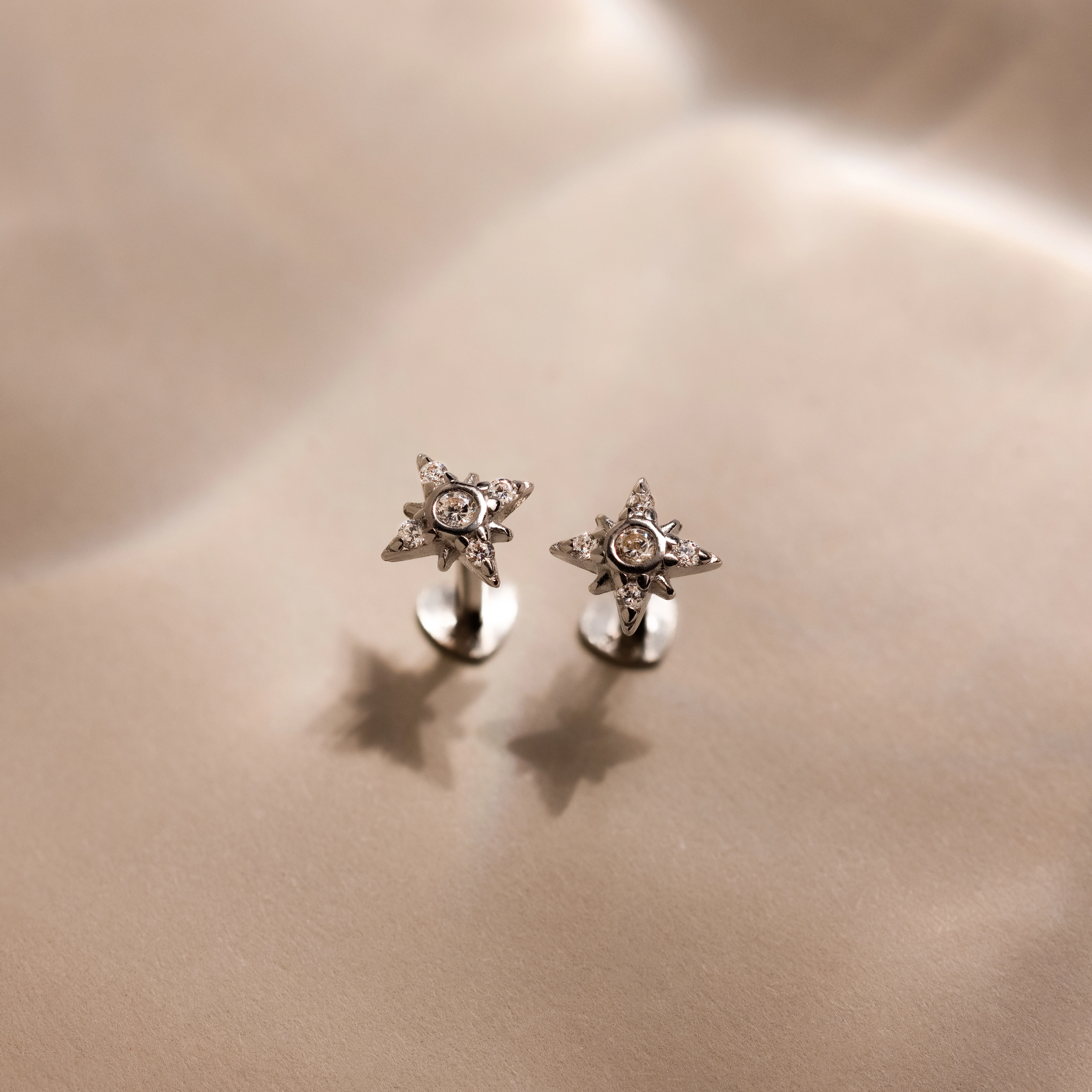 Starburst Flat Back Studs in Silver - Image 3