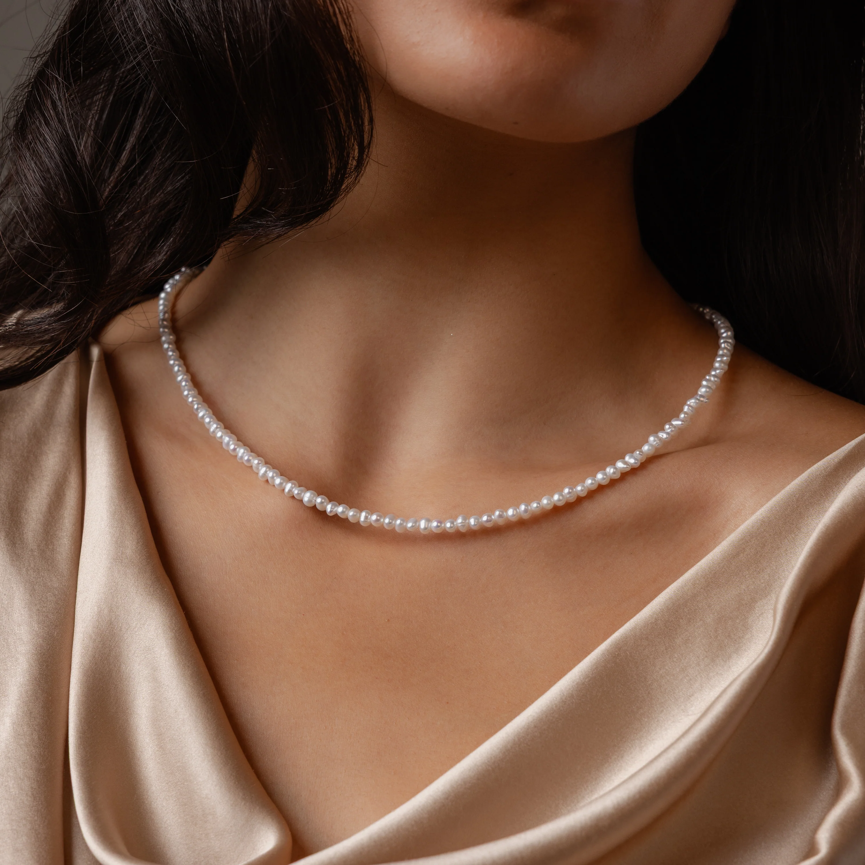 Summer Pearl Beaded Necklace - Image 3