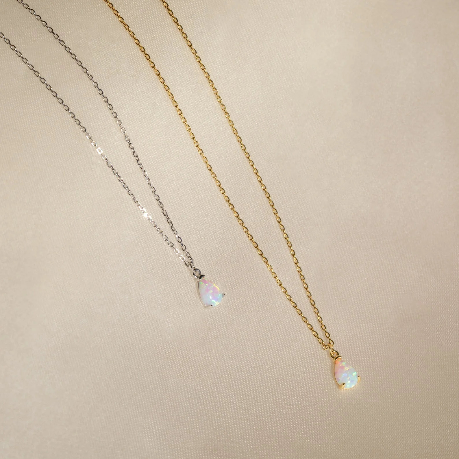 Tabitha Opal Drop Necklace - Image 4