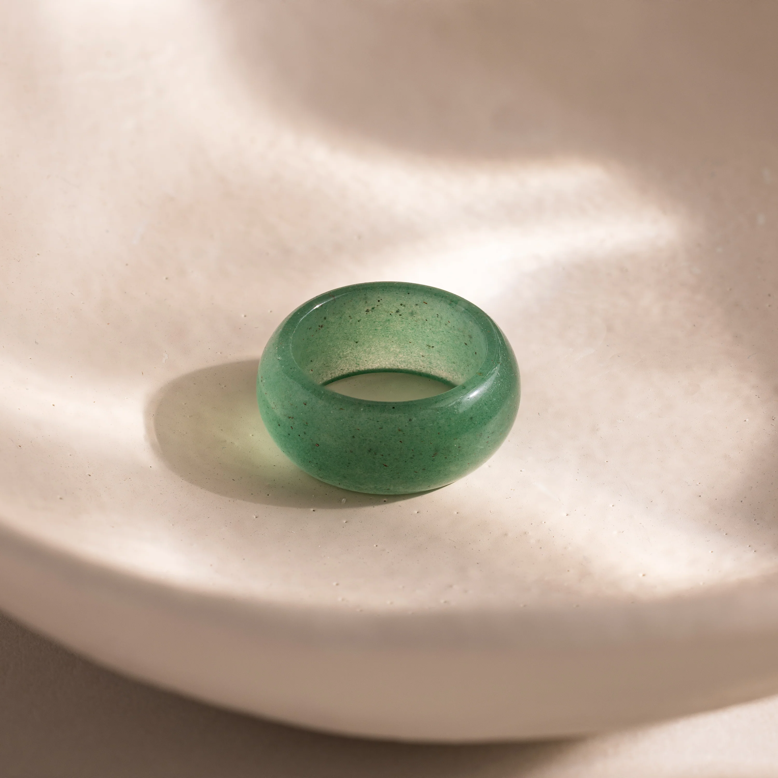 Thick Jade Ring - Image 5