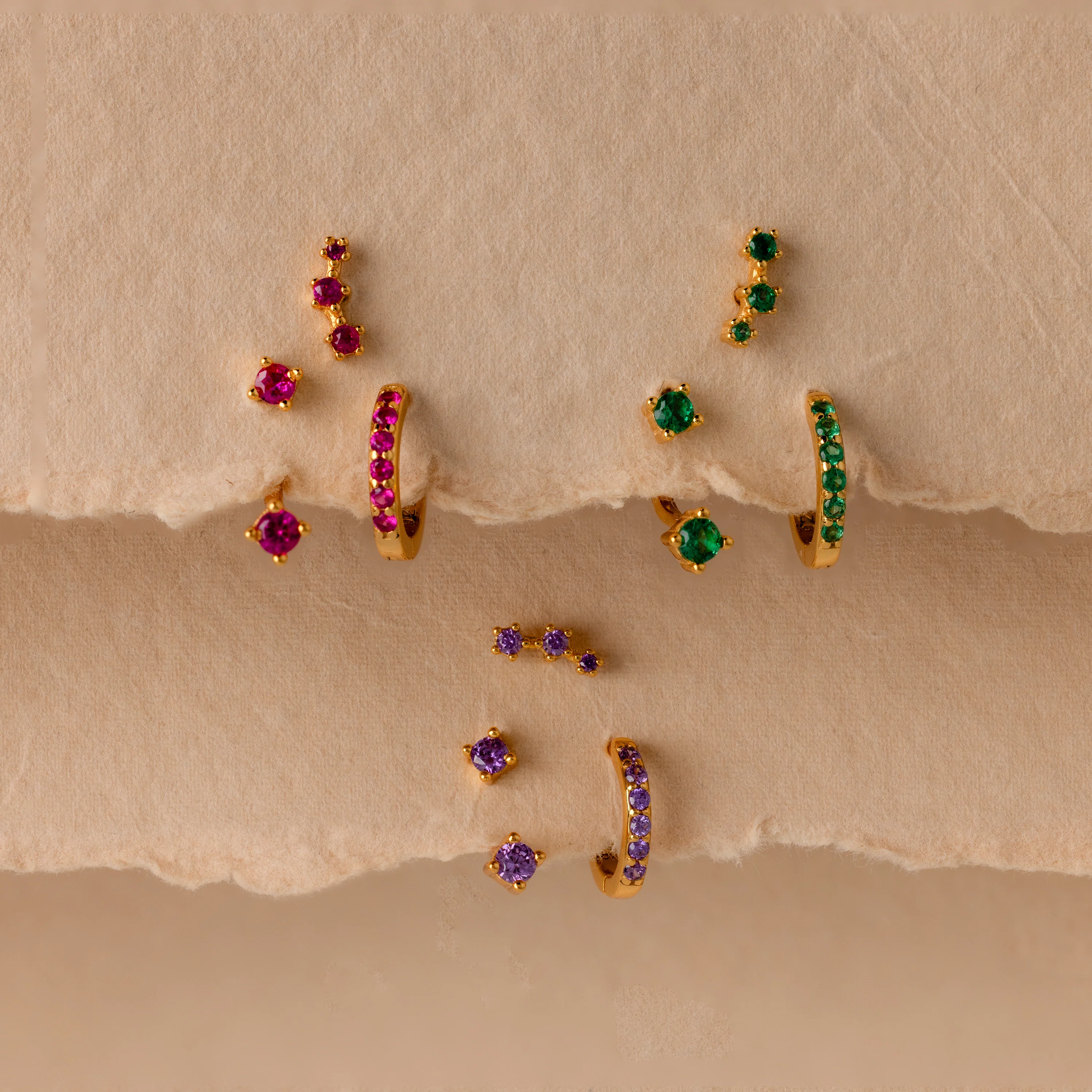 Topaz Earring Trio Set - Image 5