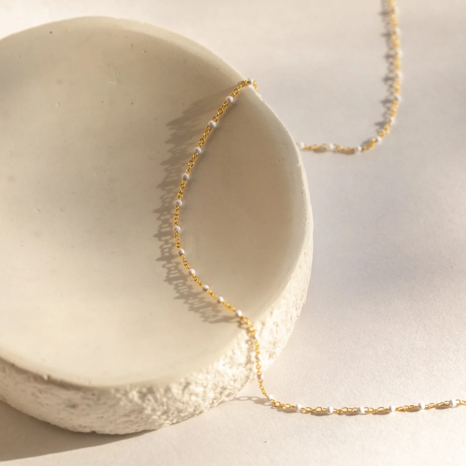 White Station Necklace - Image 2